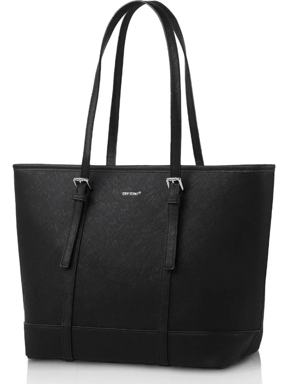 Stylish Vegan Leather Tote Bag for Women | Large Shoulder Handbag with